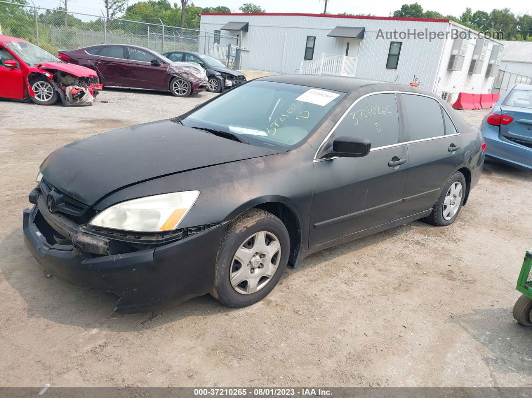 2005 Honda Accord Sdn Lx Black vin: 1HGCM56485A044906