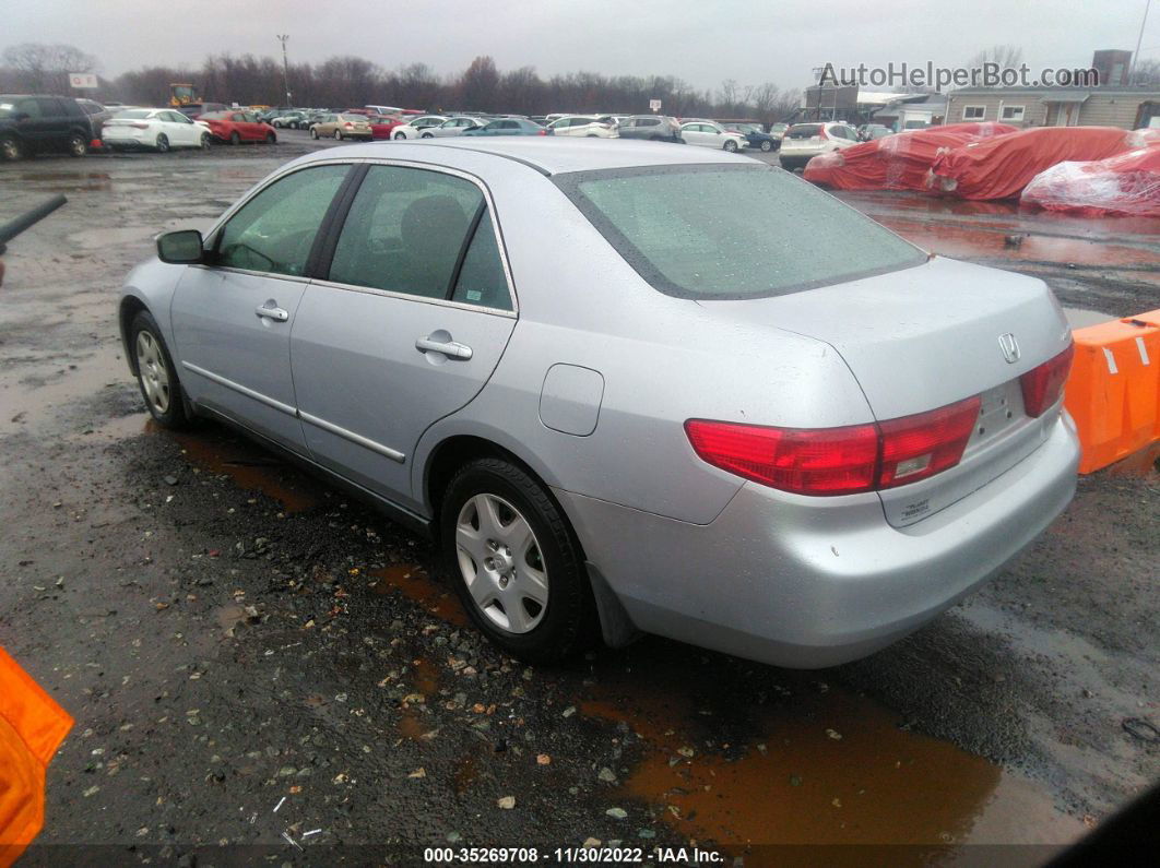 2005 Honda Accord 2.4 Lx Silver vin: 1HGCM56485A177813