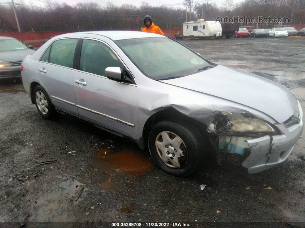 2005 Honda Accord 2.4 Lx Silver vin: 1HGCM56485A177813