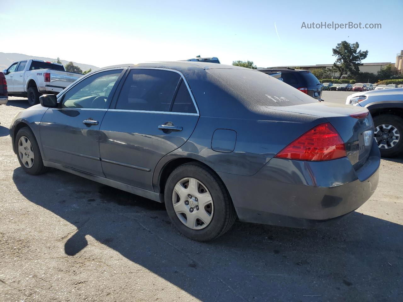 2007 Honda Accord Lx Gray vin: 1HGCM56487A031348