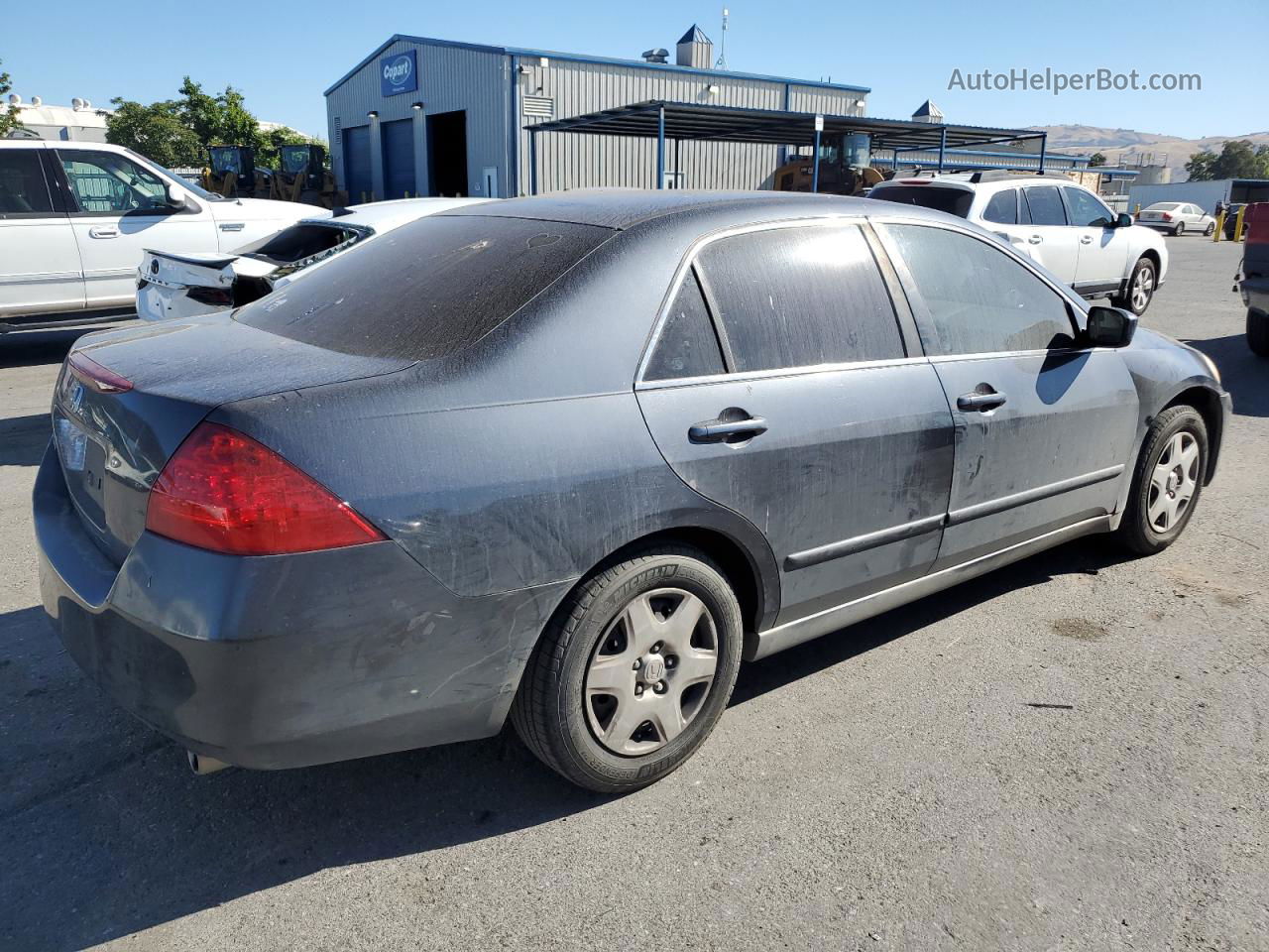 2007 Honda Accord Lx Gray vin: 1HGCM56487A031348