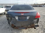 2007 Honda Accord Lx Gray vin: 1HGCM56487A032984