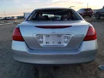 2007 Honda Accord Lx Silver vin: 1HGCM56487A066326