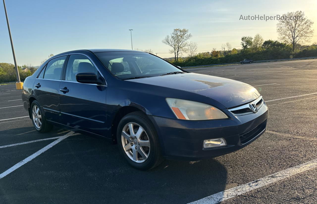 2007 Honda Accord Lx Blue vin: 1HGCM56487A069971