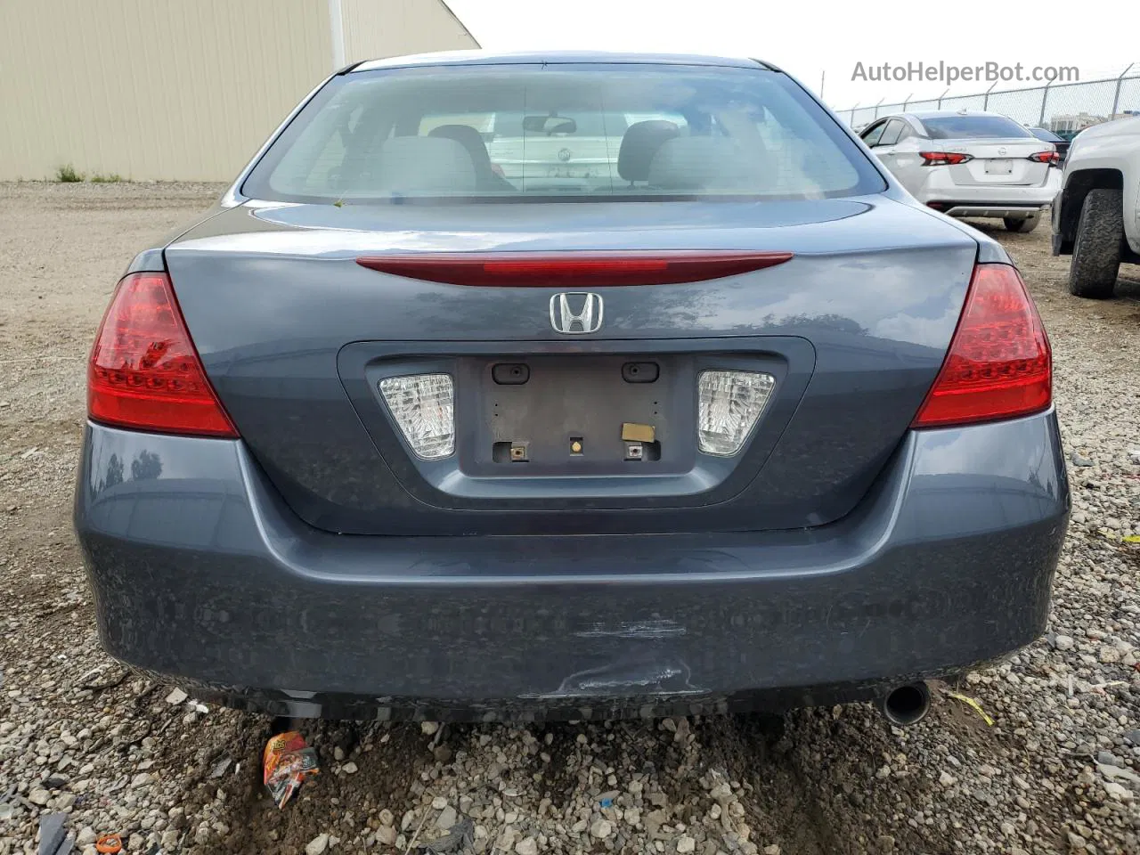 2007 Honda Accord Lx Gray vin: 1HGCM56487A099939