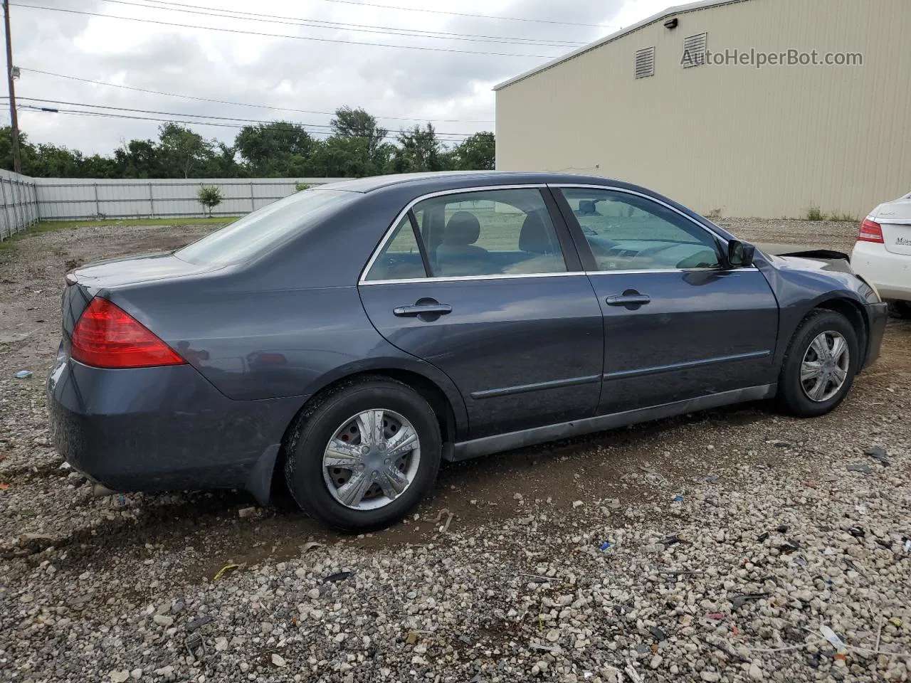 2007 Honda Accord Lx Gray vin: 1HGCM56487A099939