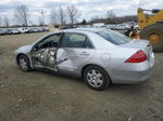 2007 Honda Accord Lx Silver vin: 1HGCM56487A228018