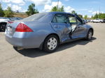 2007 Honda Accord Lx Синий vin: 1HGCM564X7A074010