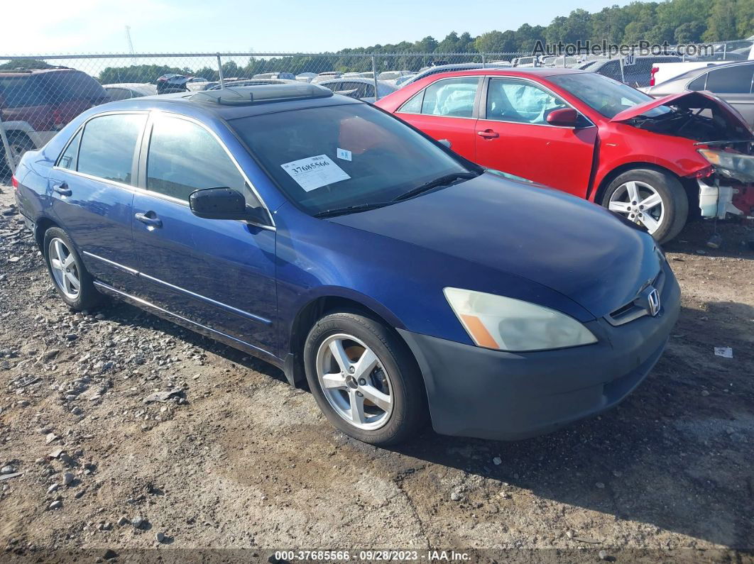 2003 Honda Accord Sdn Ex Dark Blue vin: 1HGCM56623A093873