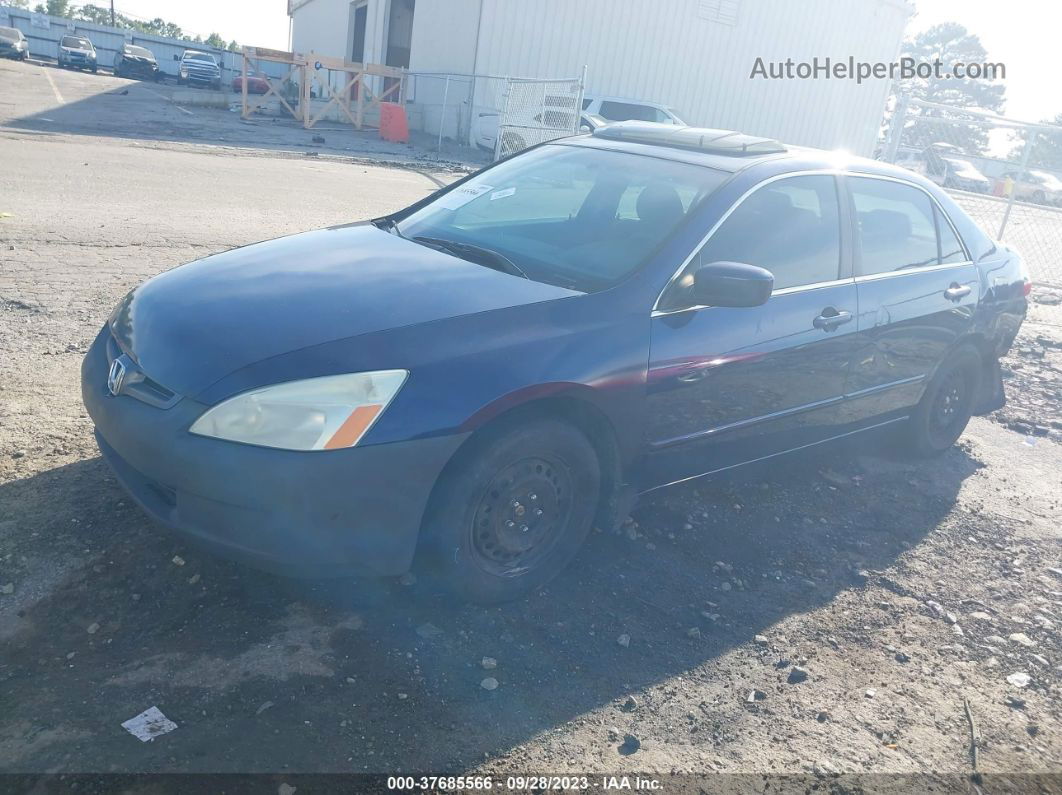 2003 Honda Accord Sdn Ex Dark Blue vin: 1HGCM56623A093873