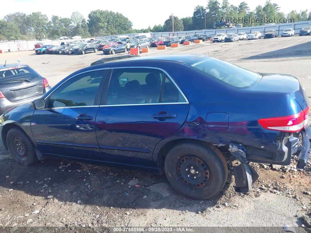 2003 Honda Accord Sdn Ex Dark Blue vin: 1HGCM56623A093873