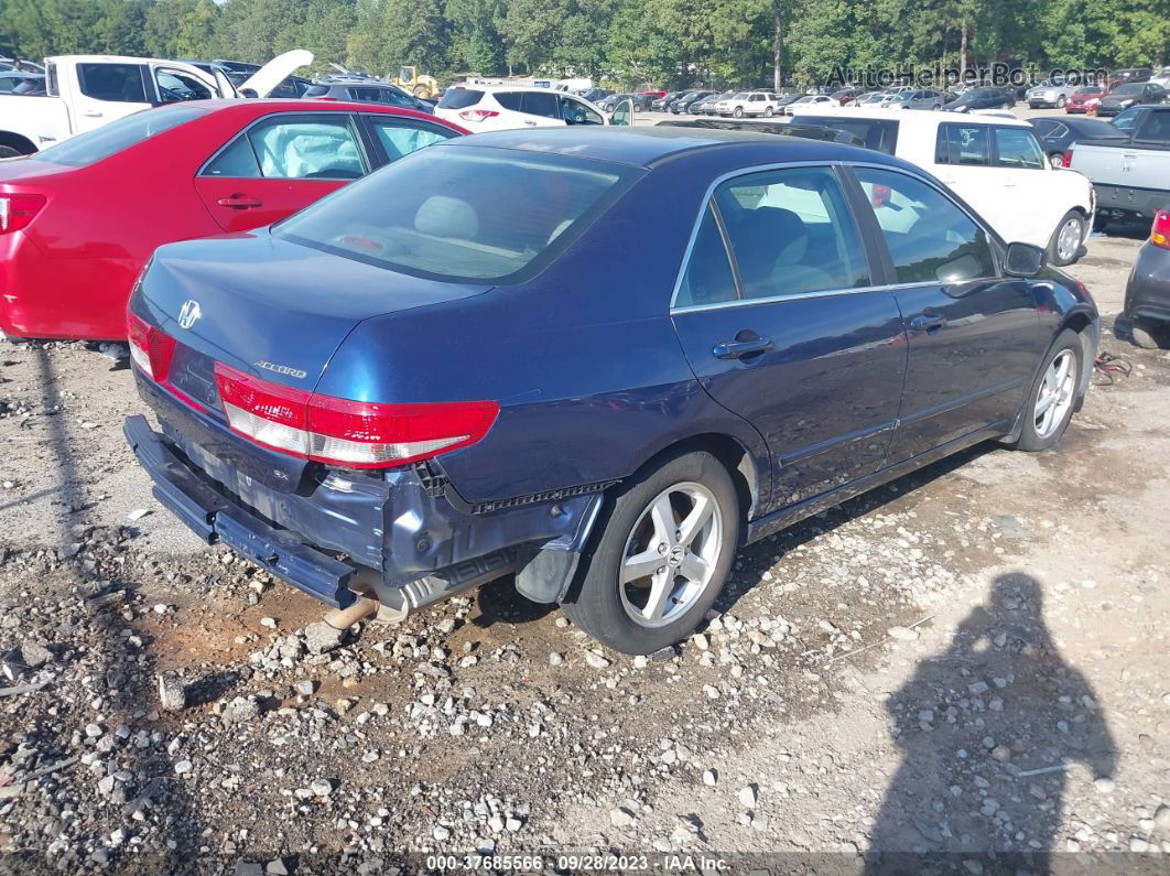 2003 Honda Accord Sdn Ex Dark Blue vin: 1HGCM56623A093873