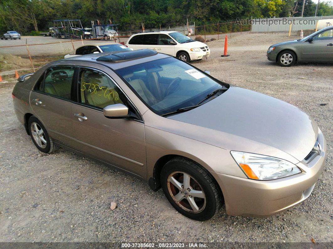 2003 Honda Accord Sdn Ex Золотой vin: 1HGCM56663A100078