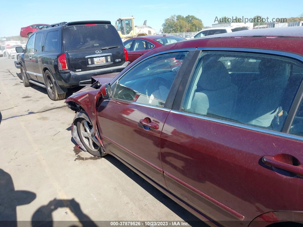 2003 Honda Accord Sdn Ex Maroon vin: 1HGCM56693A082031