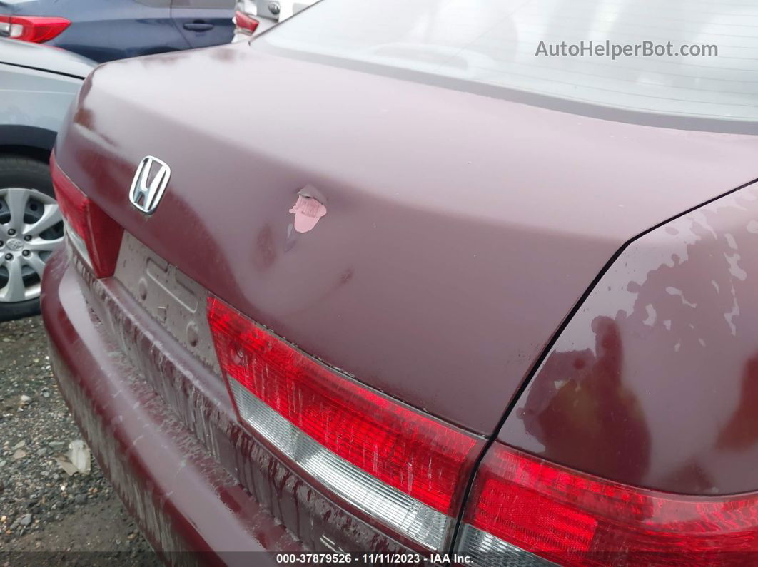 2003 Honda Accord Sdn Ex Maroon vin: 1HGCM56693A082031