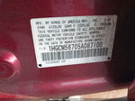 2005 Honda Accord Sdn Ex/ex-l With Navi Burgundy vin: 1HGCM56705A087100