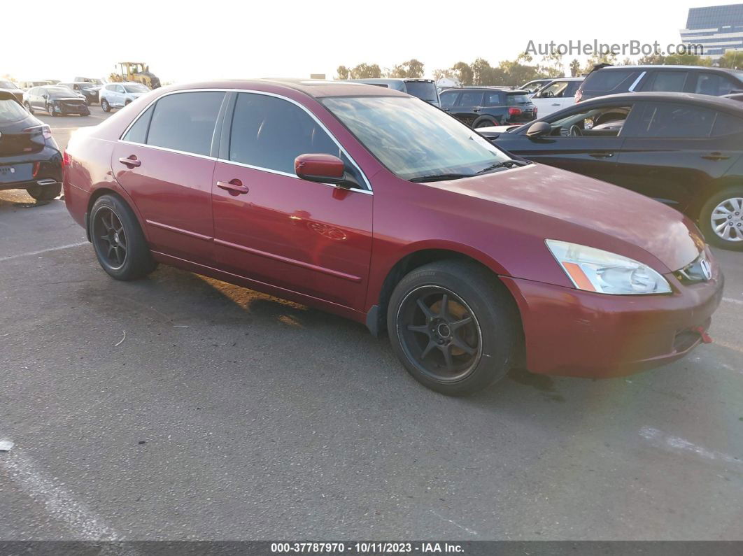 2005 Honda Accord Sdn Ex/ex-l With Navi Burgundy vin: 1HGCM56705A087100