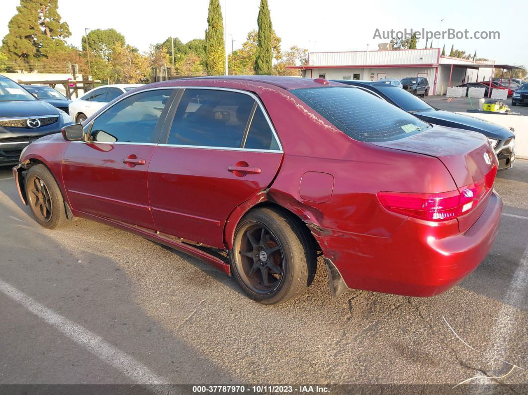 2005 Honda Accord Sdn Ex/ex-l With Navi Бордовый vin: 1HGCM56705A087100