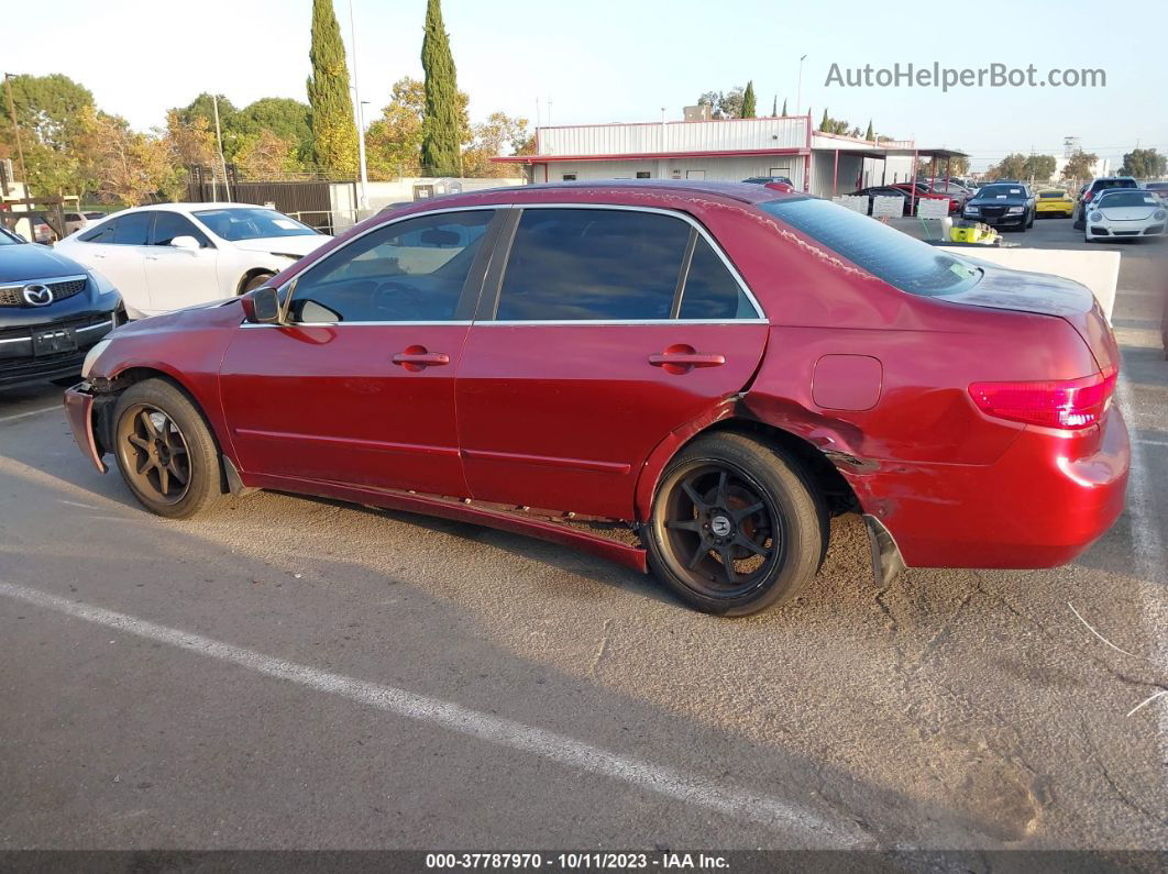 2005 Honda Accord Sdn Ex/ex-l With Navi Burgundy vin: 1HGCM56705A087100