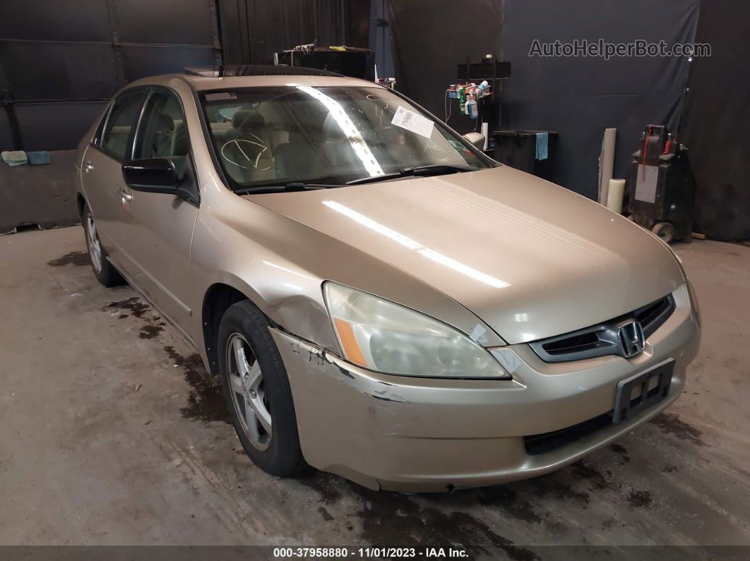 2005 Honda Accord Sdn Ex/ex-l With Navi Beige vin: 1HGCM56705A102856