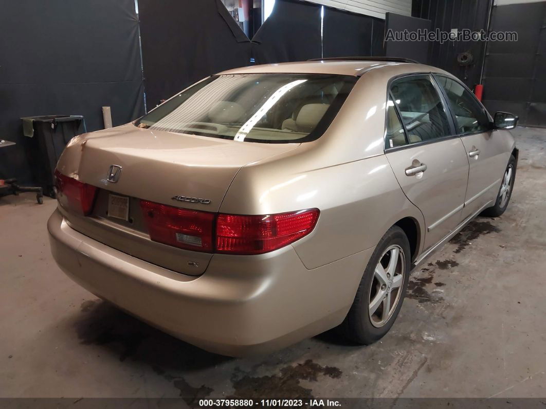 2005 Honda Accord Sdn Ex/ex-l With Navi Beige vin: 1HGCM56705A102856