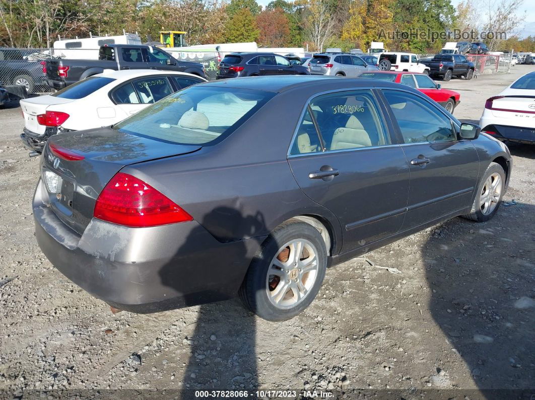 2007 Honda Accord Sdn Ex/ex-l Gray vin: 1HGCM56707A170772