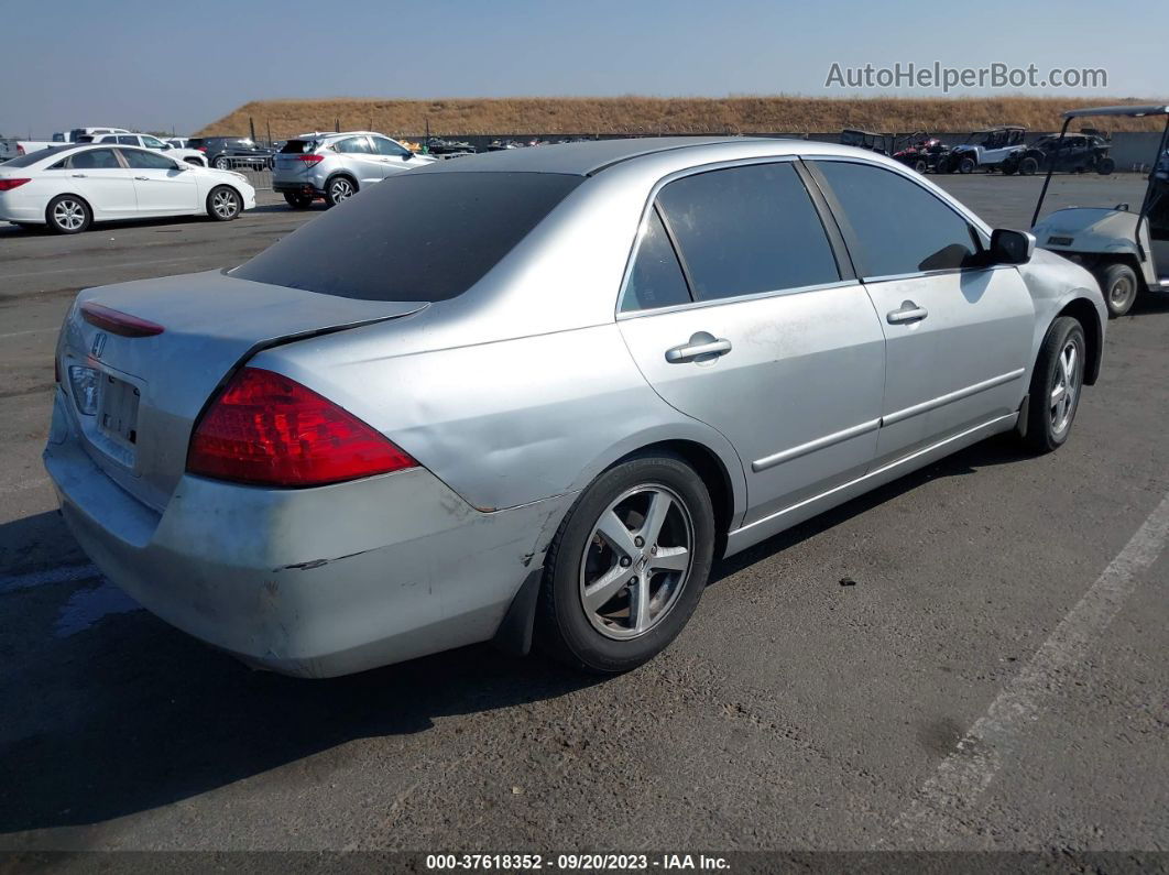 2007 Honda Accord 2.4 Ex Silver vin: 1HGCM56707A172957