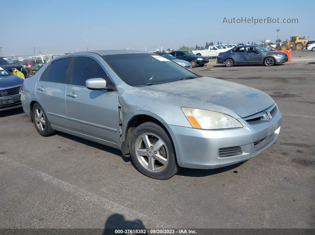 2007 Honda Accord 2.4 Ex Silver vin: 1HGCM56707A172957