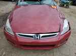 2007 Honda Accord Ex Темно-бордовый vin: 1HGCM56717A069465