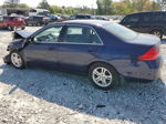 2007 Honda Accord Ex Blue vin: 1HGCM56717A121886