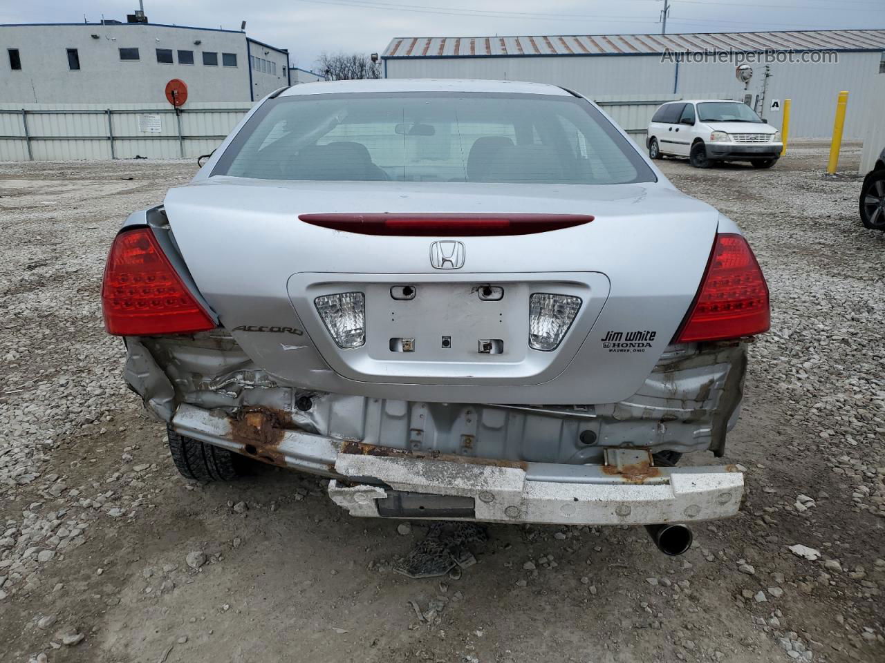 2007 Honda Accord Ex Серебряный vin: 1HGCM56717A200166