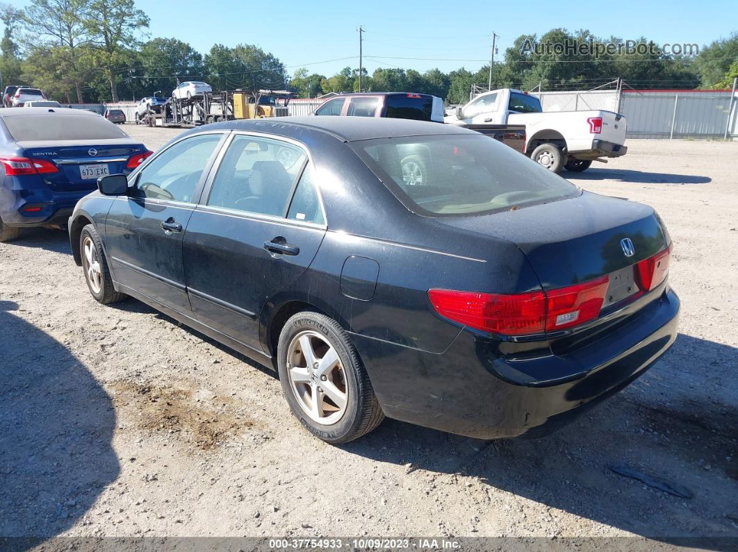 2005 Honda Accord Sdn Ex/ex-l With Navi Black vin: 1HGCM56725A005917