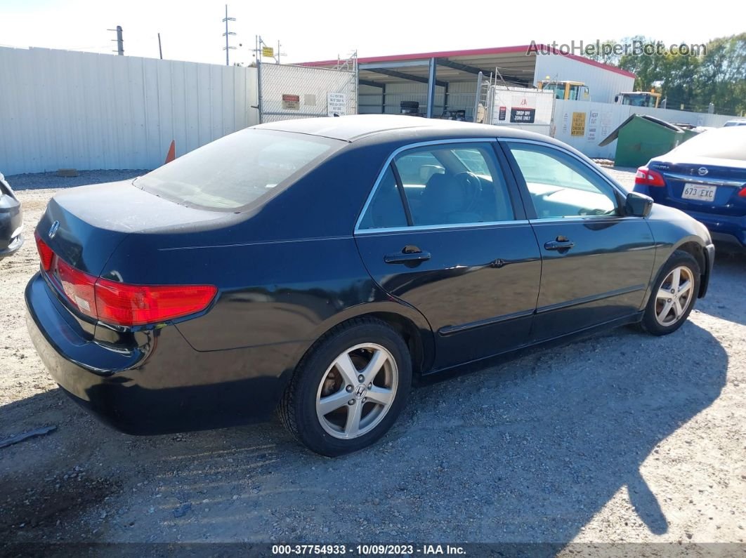 2005 Honda Accord Sdn Ex/ex-l With Navi Black vin: 1HGCM56725A005917