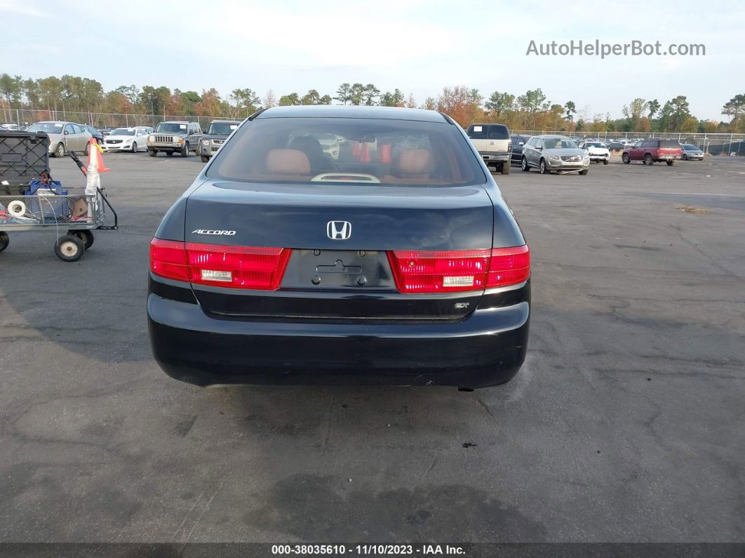 2005 Honda Accord Sdn Ex/ex-l With Navi Black vin: 1HGCM56735A131462