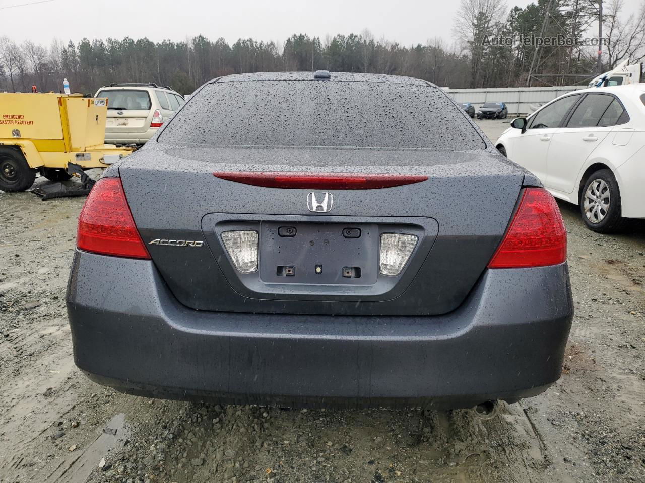 2007 Honda Accord Ex Gray vin: 1HGCM56737A154694