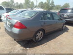 2007 Honda Accord Sdn Ex/ex-l Gray vin: 1HGCM56737A205014