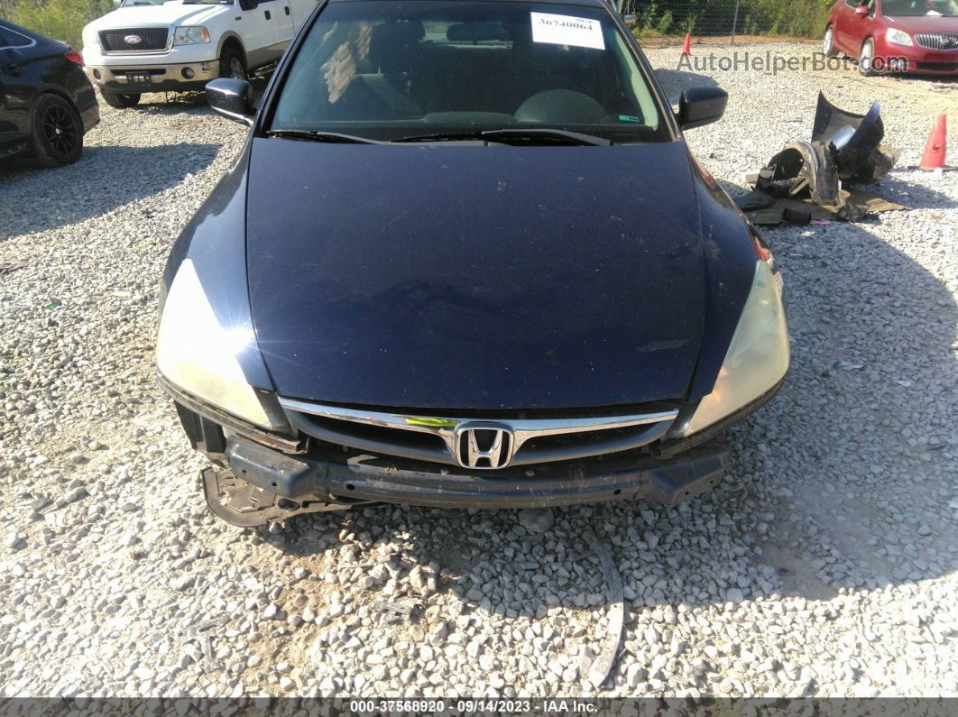 2007 Honda Accord Sdn Ex/ex-l Blue vin: 1HGCM56737A205255