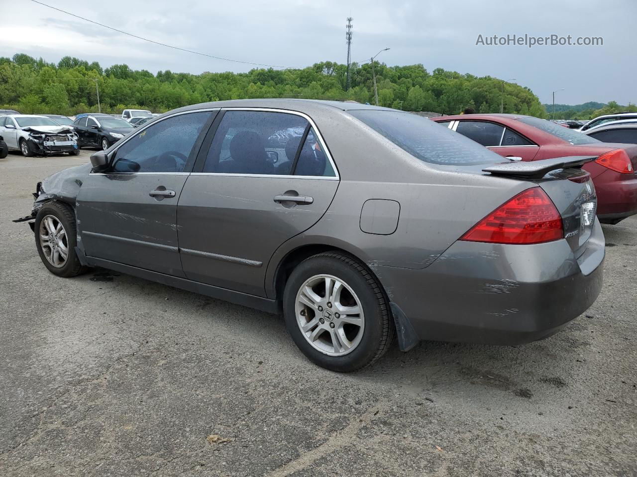 2007 Honda Accord Ex Tan vin: 1HGCM56747A053793