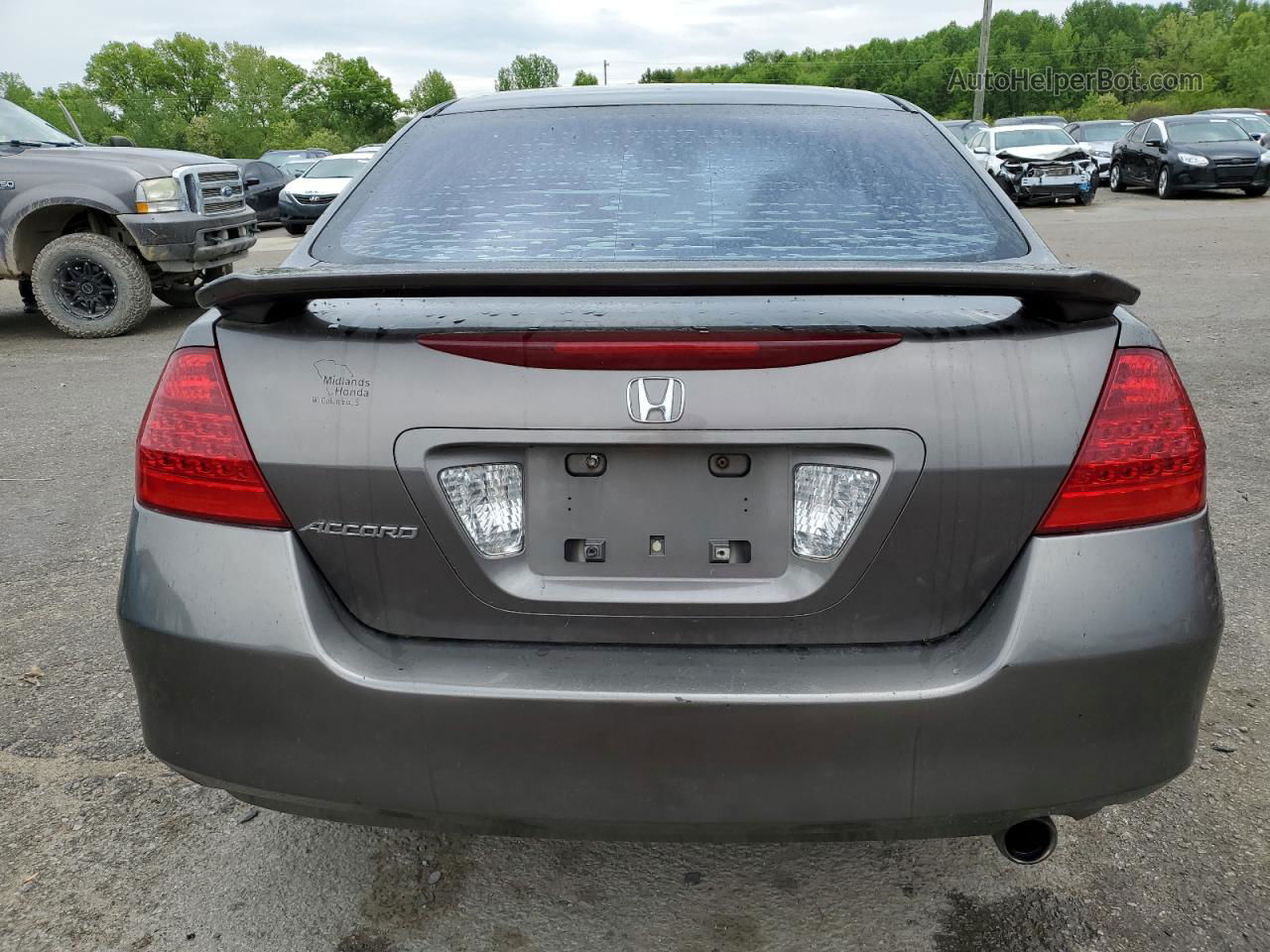 2007 Honda Accord Ex Tan vin: 1HGCM56747A053793