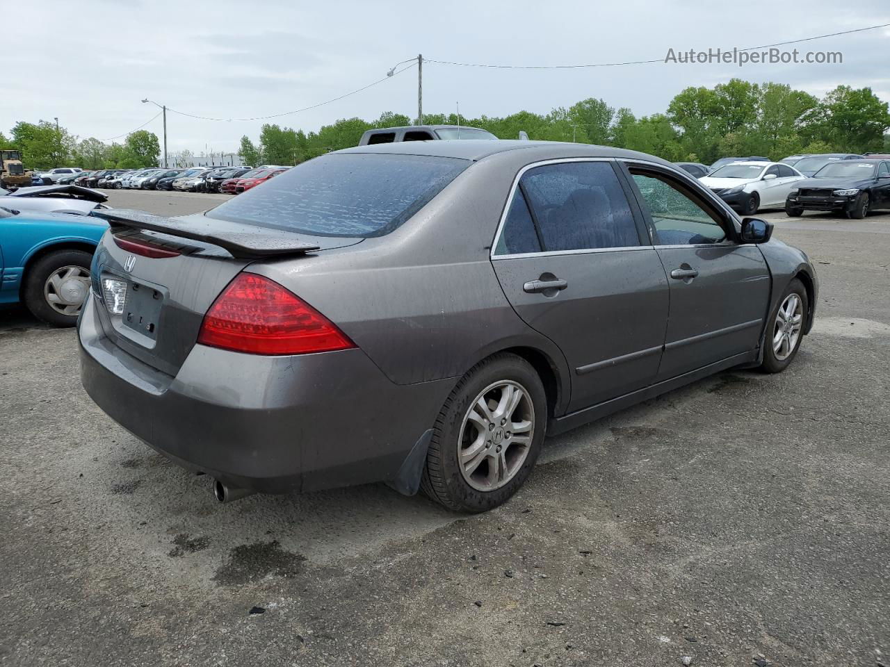 2007 Honda Accord Ex Tan vin: 1HGCM56747A053793