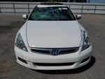 2007 Honda Accord Ex White vin: 1HGCM56747A215406