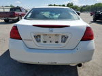 2007 Honda Accord Ex White vin: 1HGCM56747A215406