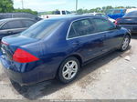 2007 Honda Accord 2.4 Ex Синий vin: 1HGCM56757A070005