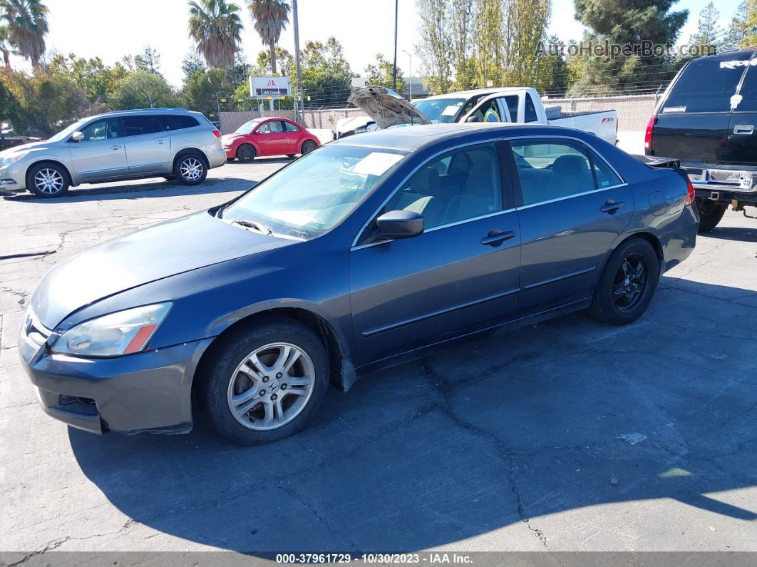 2007 Honda Accord 2.4 Ex Gray vin: 1HGCM56757A095972