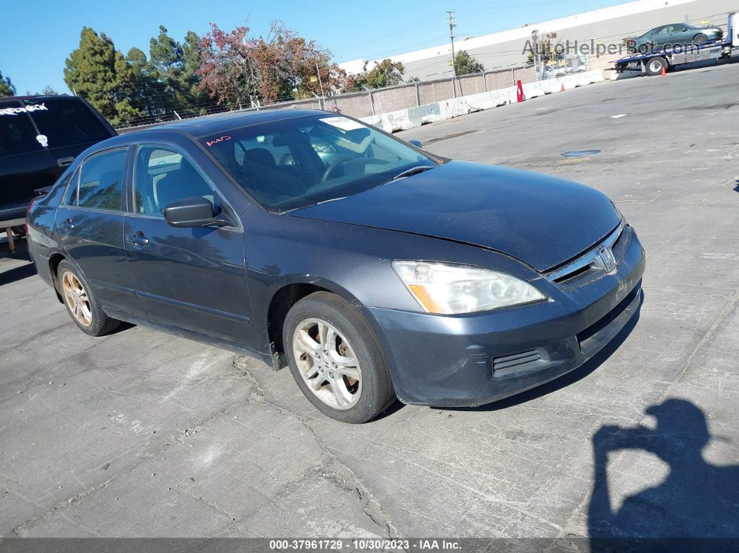 2007 Honda Accord 2.4 Ex Gray vin: 1HGCM56757A095972