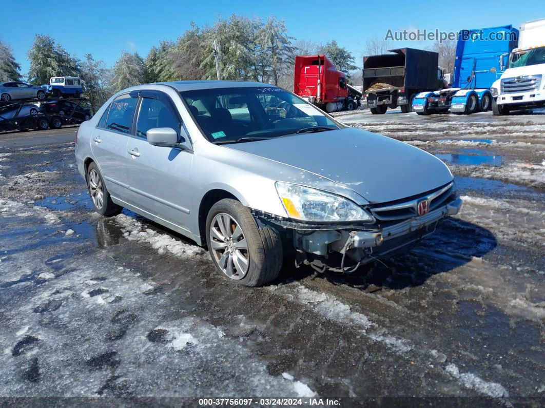 2007 Honda Accord 2.4 Ex Silver vin: 1HGCM56757A132244