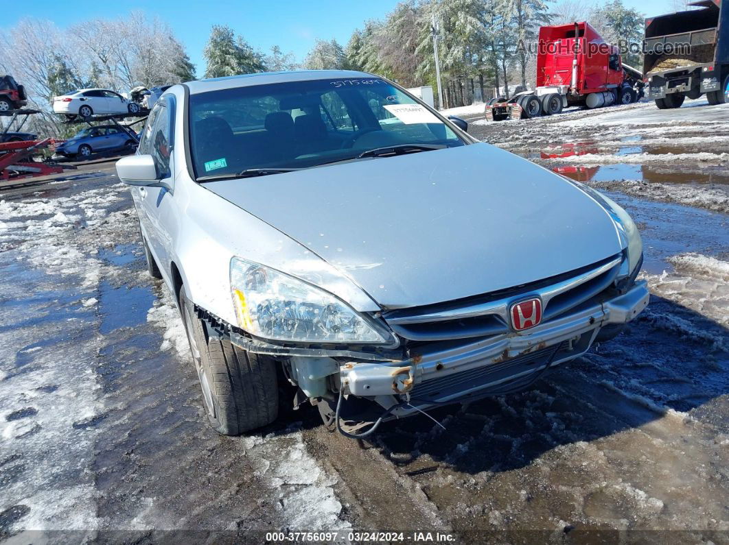 2007 Honda Accord 2.4 Ex Silver vin: 1HGCM56757A132244