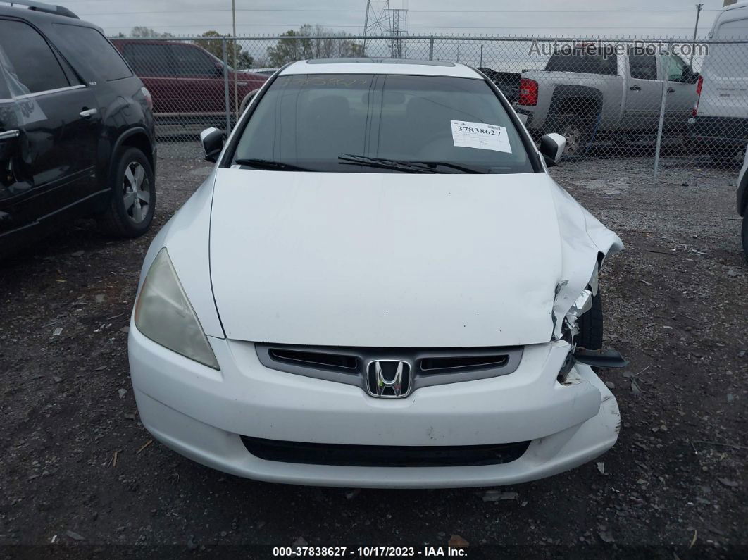 2005 Honda Accord 2.4 Ex White vin: 1HGCM56765A129382