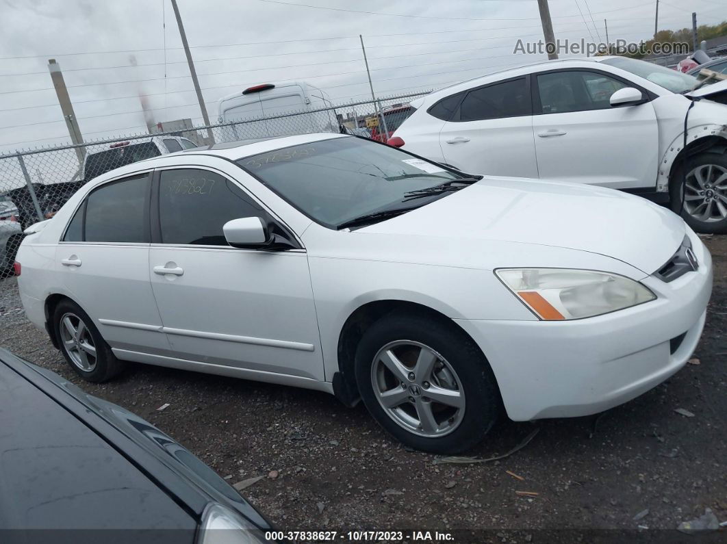 2005 Honda Accord 2.4 Ex White vin: 1HGCM56765A129382