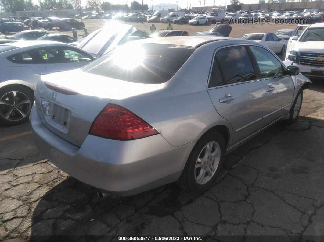 2007 Honda Accord 2.4 Ex Серебряный vin: 1HGCM56777A096587